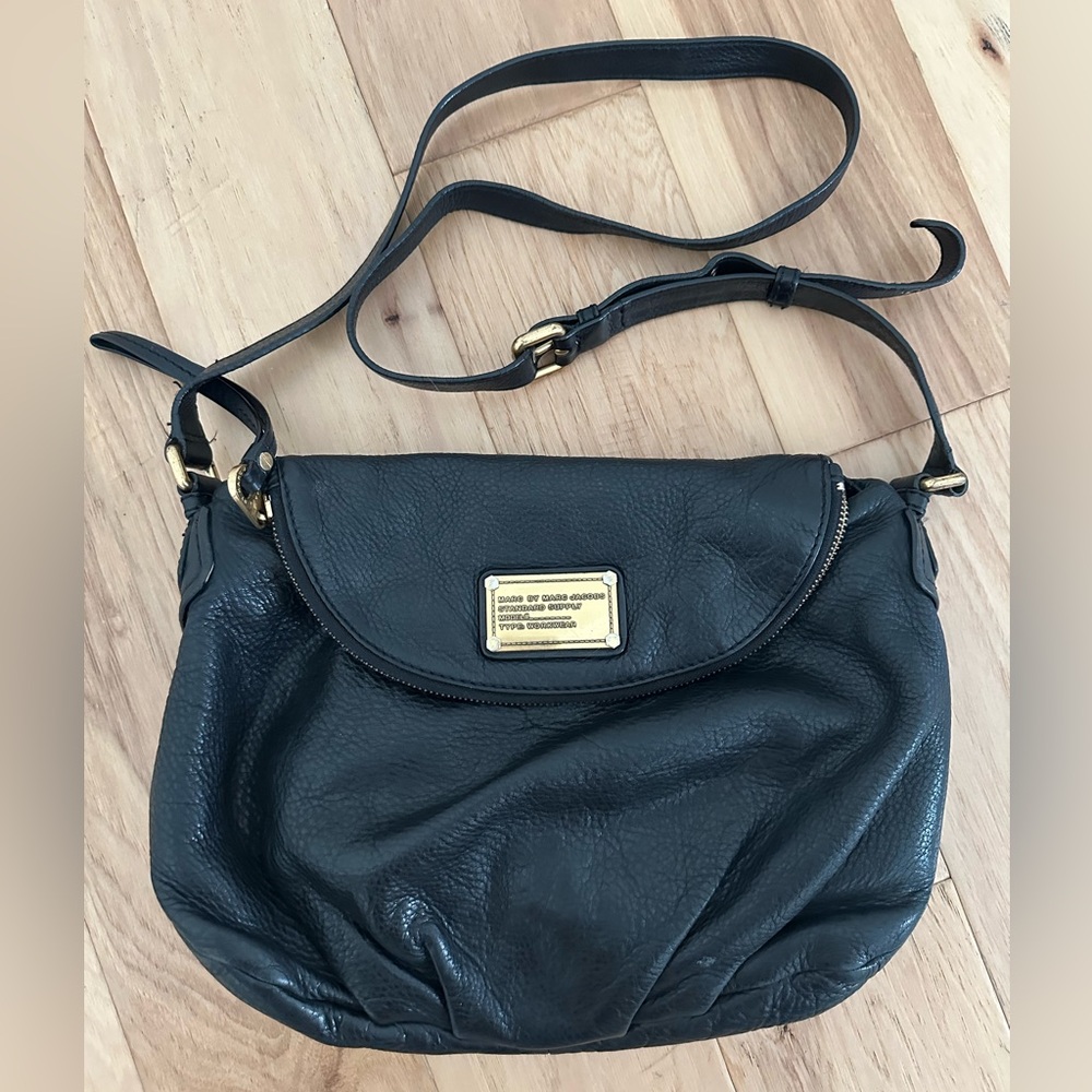 Marc by Marc Jacobs Black Leather Crossbody Bag